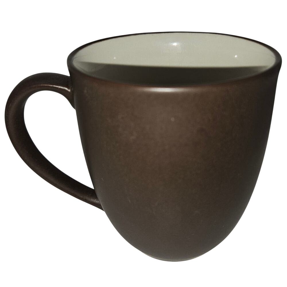 Noritake Colorwave Chocolate Mug Set of 4 Stoneware Brown Coffee Cups